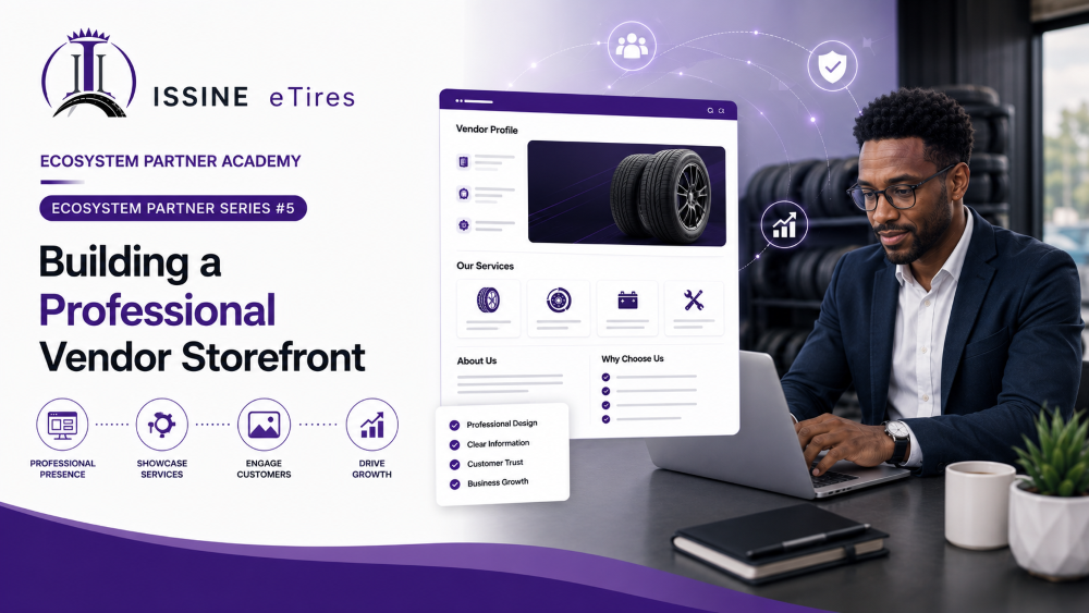 ISSINE eTires Ecosystem Partner Series #5: Building a Professional Vendor Storefront